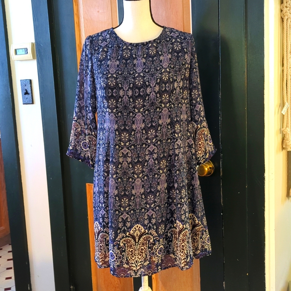 Womens Garage Paisley Dress Size Medium